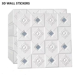 3D wall stickers self-adhesive ceiling decorative stickers living room bedroom TV background waterproof wallpaper room decor