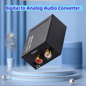 Konverter Audio Digital Ke Analog Baru 3 5mm Cocok Untuk Konverter Output Analog Serat Optik Koaksial Digital Audio TV 10 amplifier dac penjualan terbaik - №
