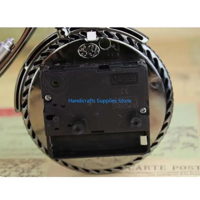 R1WA Alarm Clock Home Bedroom Desktop Decoration Crafts Non-Ticking