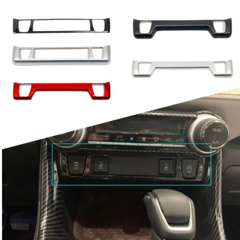 

Car Center Console Seat Heat Button Switch Cover Trim Frame Car Accessories Decoration Stick For Toyota Rav4 2019 -2023