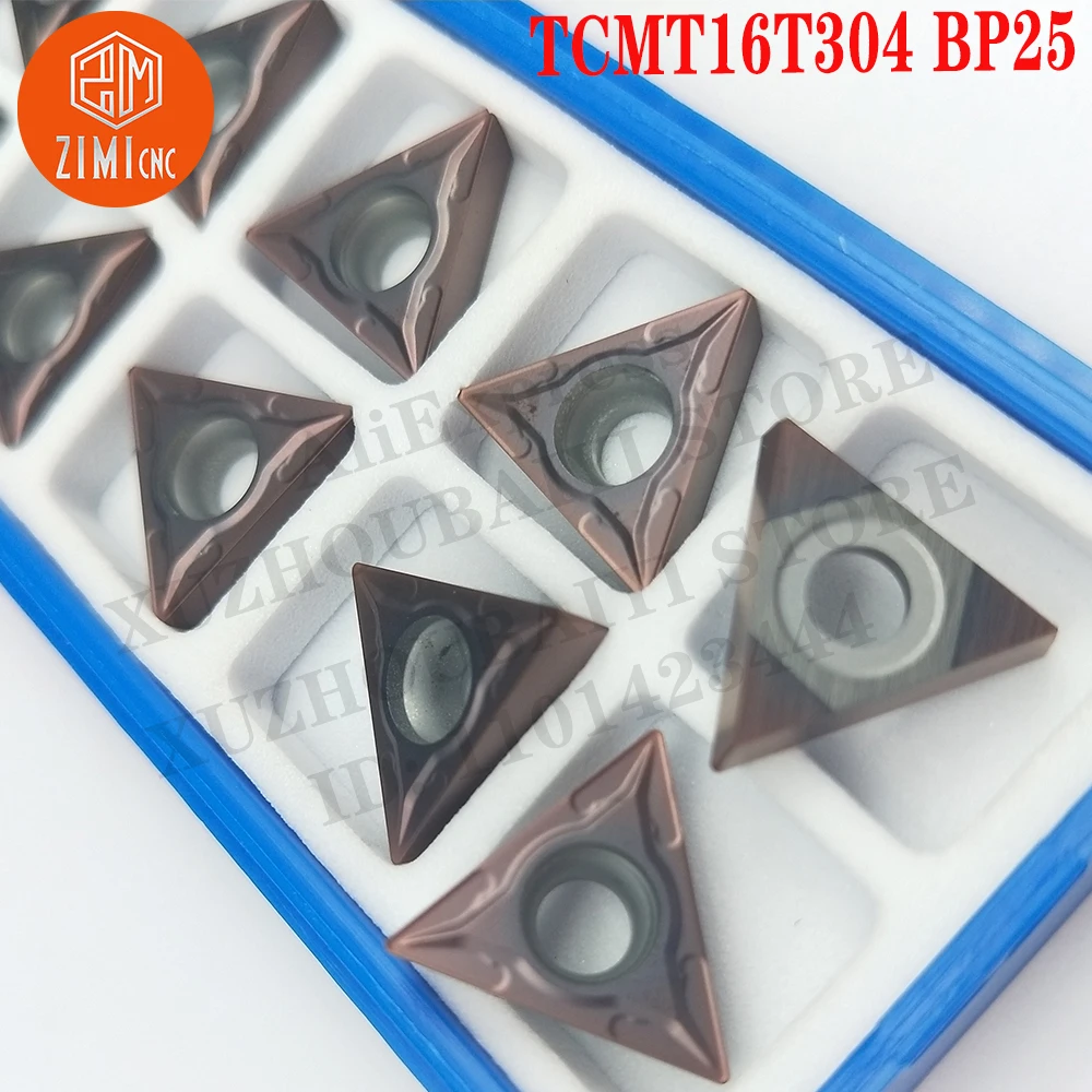 TCMT16T304 BP25 TCMT Interno 16T304 Inserções de carboneto Ferramentas de Torneamento Cortador mecânico lâmina de metal de torno Ferramenta CNC Torneamento interno
