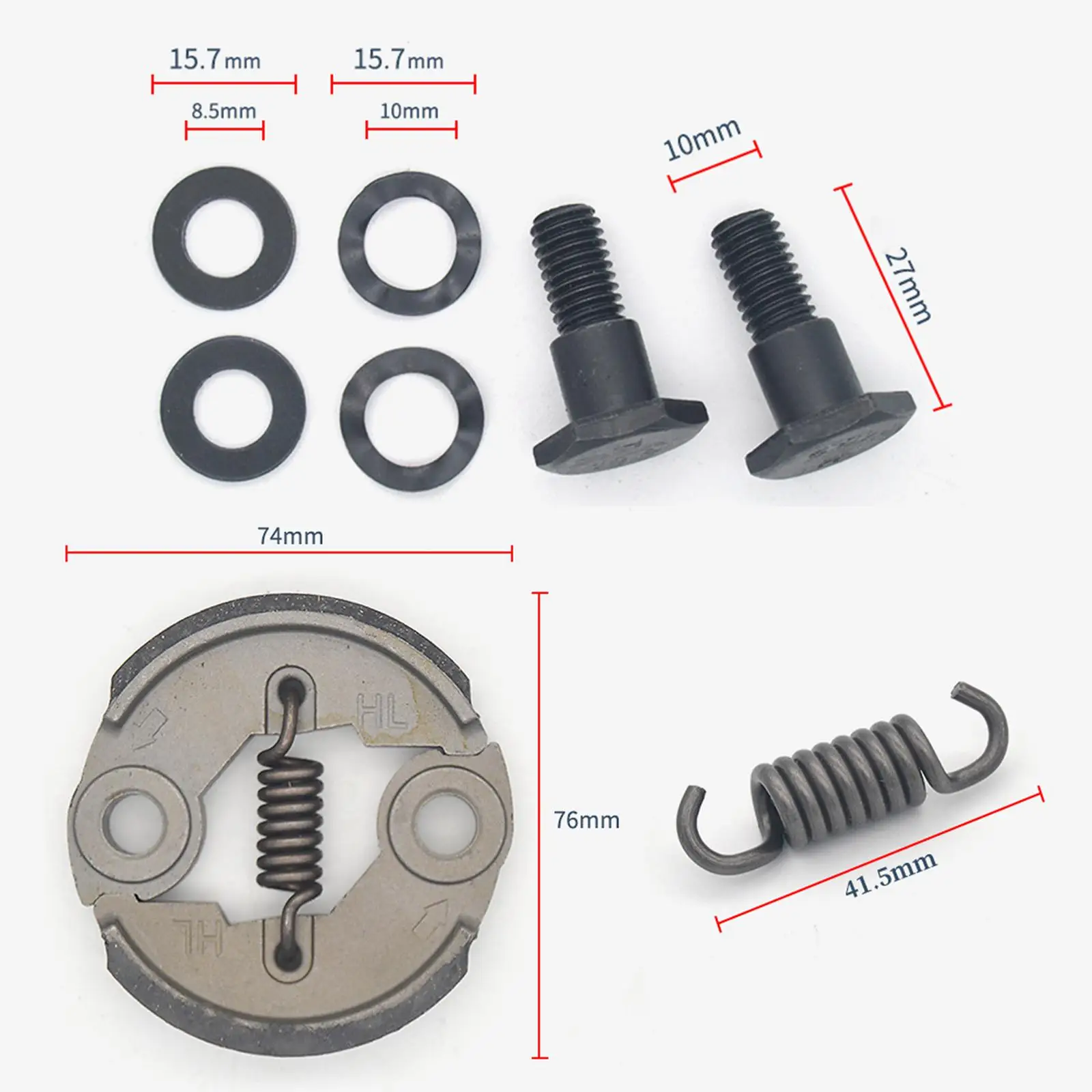 Imagem -06 - Embreagem para Cortador de Grama Montagem Profissional de Alto Desempenho Fácil Instalação Substituição de Ferramentas de Jardim para 405 139 140 Gx35 430 139