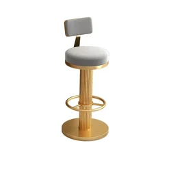 Make Up sgabelli da Bar per ufficio accessori per Reception con accento di lusso sedie da Bar Vanity Tall Gold Banqueta set di mobili da giardino LJX35XP