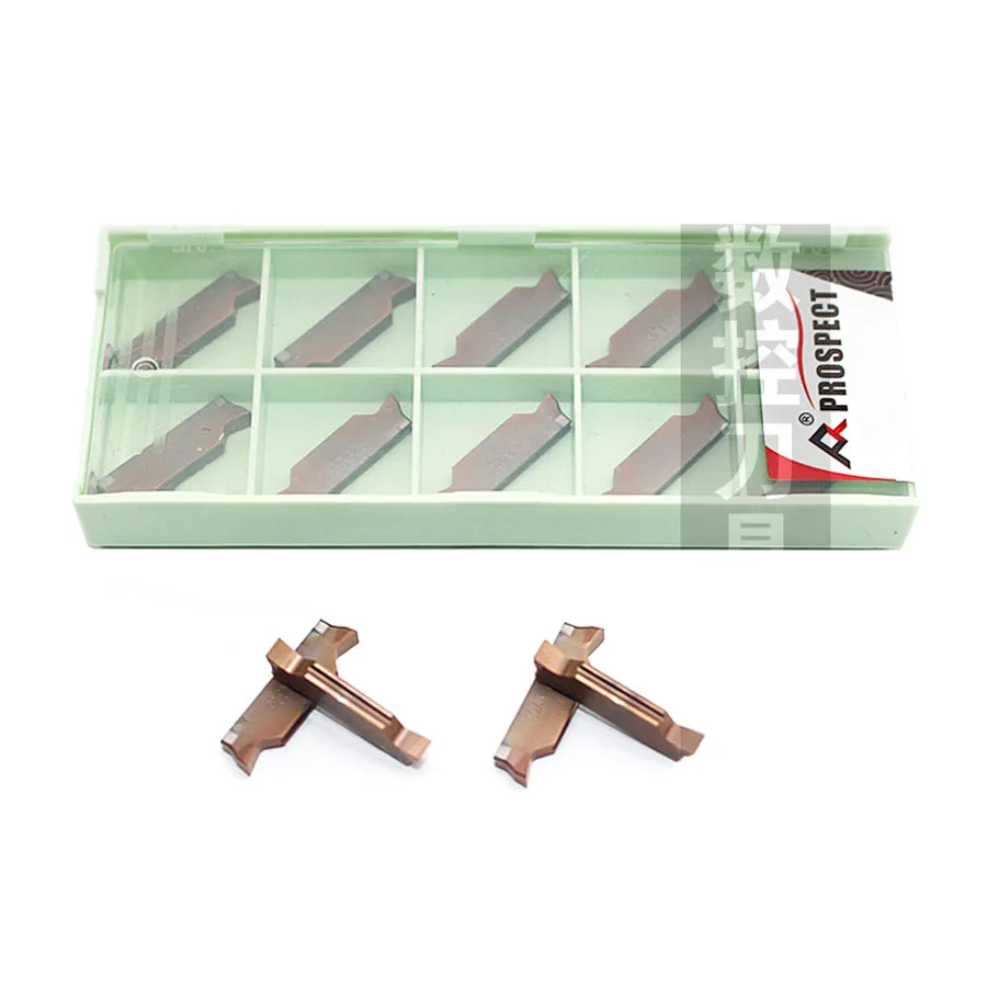 Imagem -06 - Moagem Fina Cnc Facas Partículas Mggn1.6 2.1 3.1 4.1 5.1 5.9 mm Largura Sulco Torno Lâminas Carboneto Grooving Inserções Alta Qualidade de