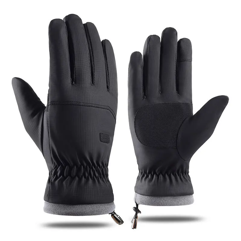 Men's Gloves Winter Fleece Warm Outdoor Sports Gloves Ski Anti-Slip Cycling Gloves for Men Touchscreen Camping Hiking MY566