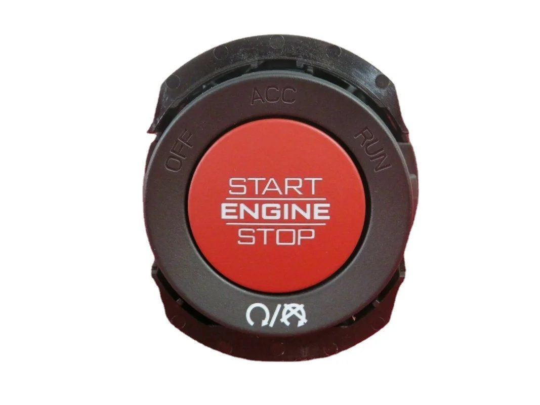 NEW Fit for  RAM Red Push Button Start Upgrade RED Push to Start Ignition Switch  68453905AA