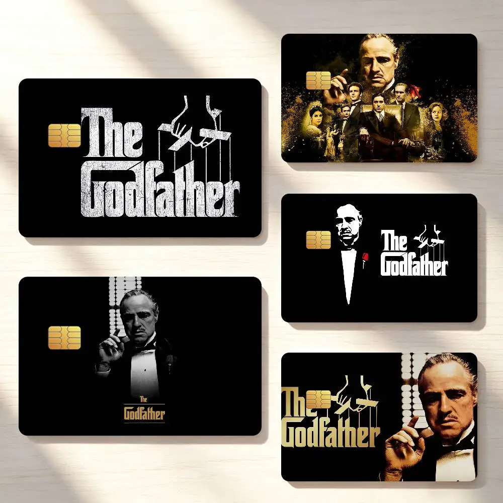 Classic Movie The G-Godfather Credit Card Skin Stickers For Bank Bus Metro Cards Waterproof Anti-Scratch Gift 4PCS