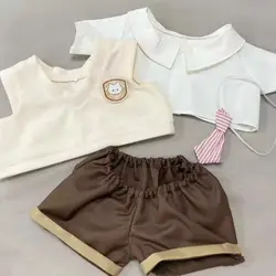 Preppy bawełniana lalka ubrania Idol pluszowa lalka ubrania JK jednolity 40CM pluszowa lalka zabawki i ubrania bawełniana lalka strój lalki