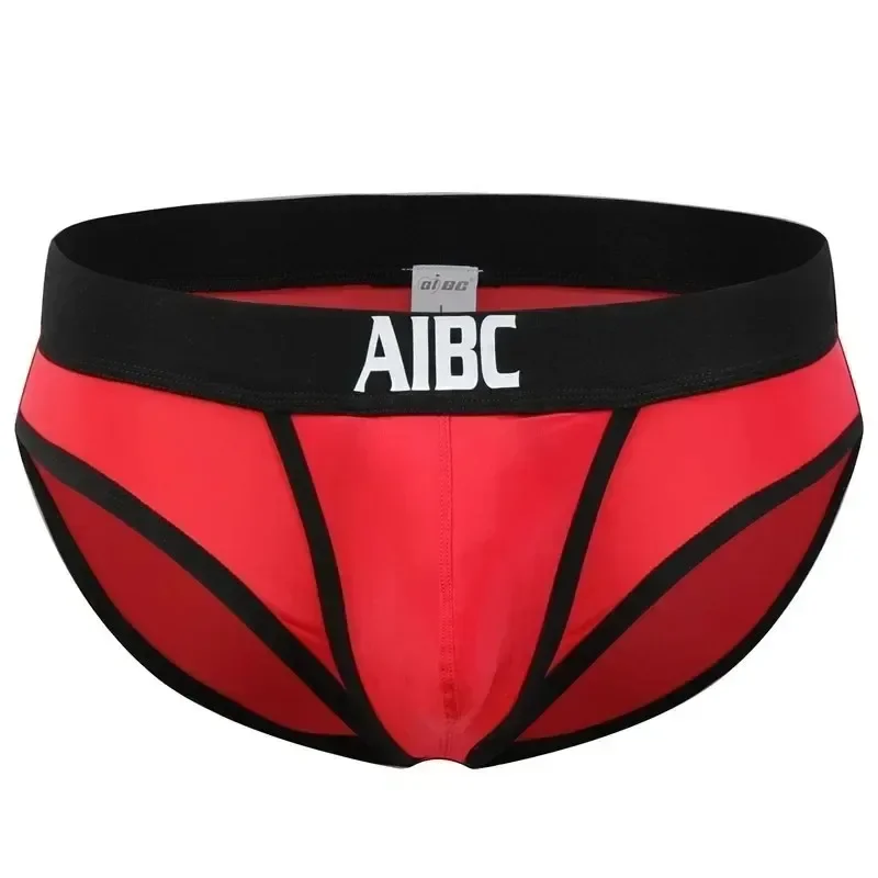 

Ice Silk Briefs for Men Separated Pouch Knickers Ultra-Thin Breathable Stretchy Underwear Gays Low Waist Sexy Daily Wear Panties