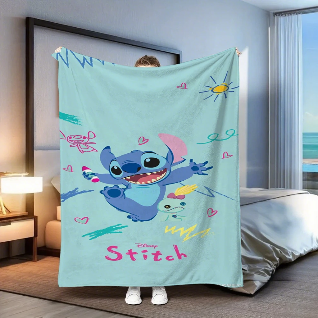 

Одеяло Cute StitchМногофункциональное одеяло подходящее для офиса, гостиной, спальни, кемпинга и путешествий.
