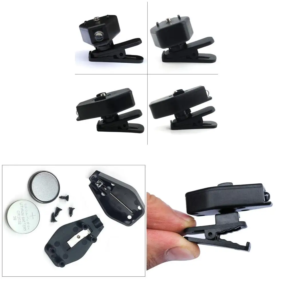 Q39E Glasses Clip Reading Light Universal Flexible Flashlight LED Light Clip Adjustable Eyeglass Clip Lamp For Outdoor
