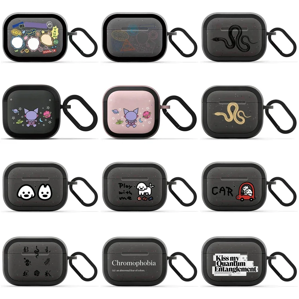 

Cartoon Air Travel Frosted Case for AirPods 1 2 3 4 Pro Pro2 Airpod Pro Bluetooth Earbuds Charging Box Protective Cover