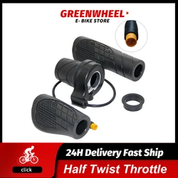 Half Twist Throttle for Electric Bicycle Waterproof Male/Female connector for Ebike Scooter Mountain Bike Accessories