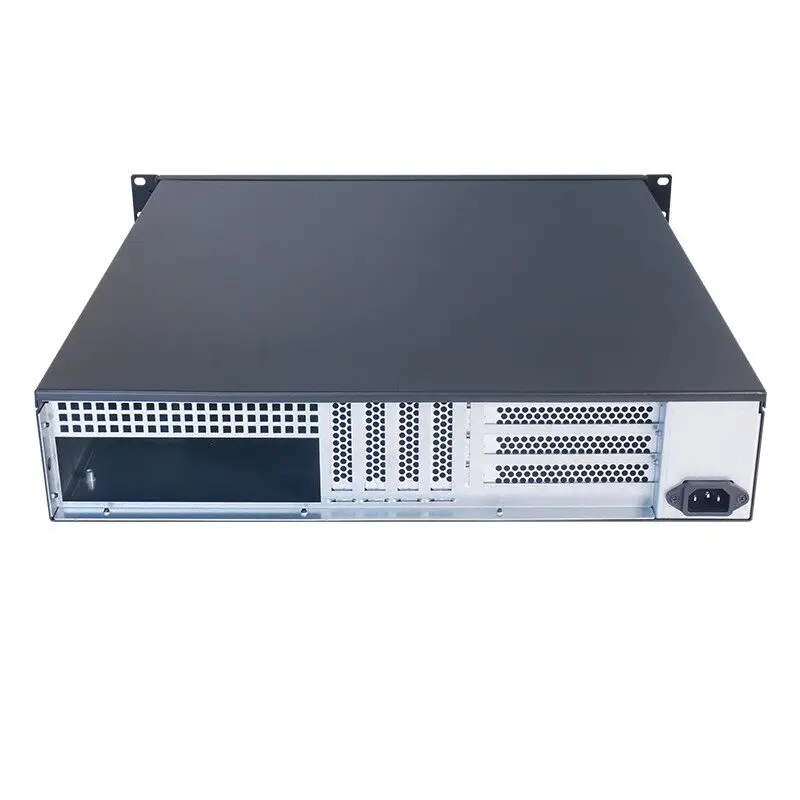 2U-245F Rack Server Industrial Control Short Chassis 45cm Deep ATX main board Power point Full height Graphics card