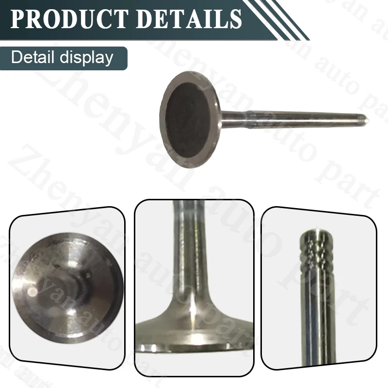 Zhenyan 4892676AA Intake Exhaust Valves for Jeep Renegade 4 Cyl 1.4L 2015~2018 for Dodge Dart 2013~2016 for Fiat 500 2012~2019