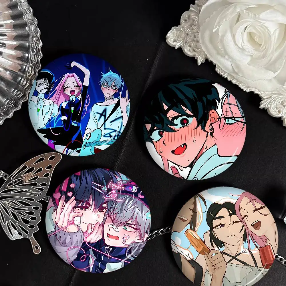 Alien Stage Anime New  Brooches Soft Button Pin Funny Silly Gnarpy on A Skateboard Meme Badge Gamer Collection Gifts