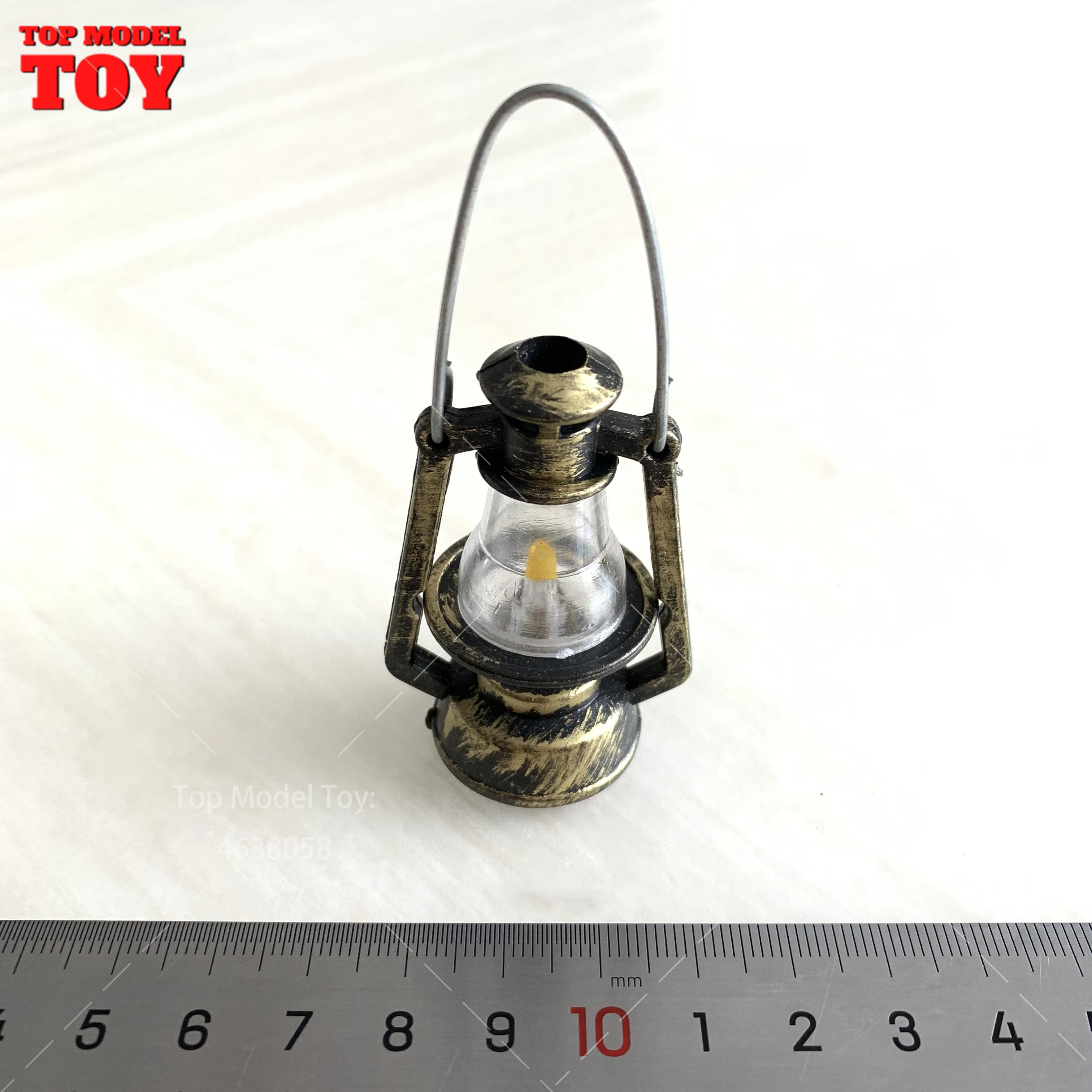 1/6 Scale Retro Kerosene Lamp Plastic Miniature Scene Model Accessory for 12