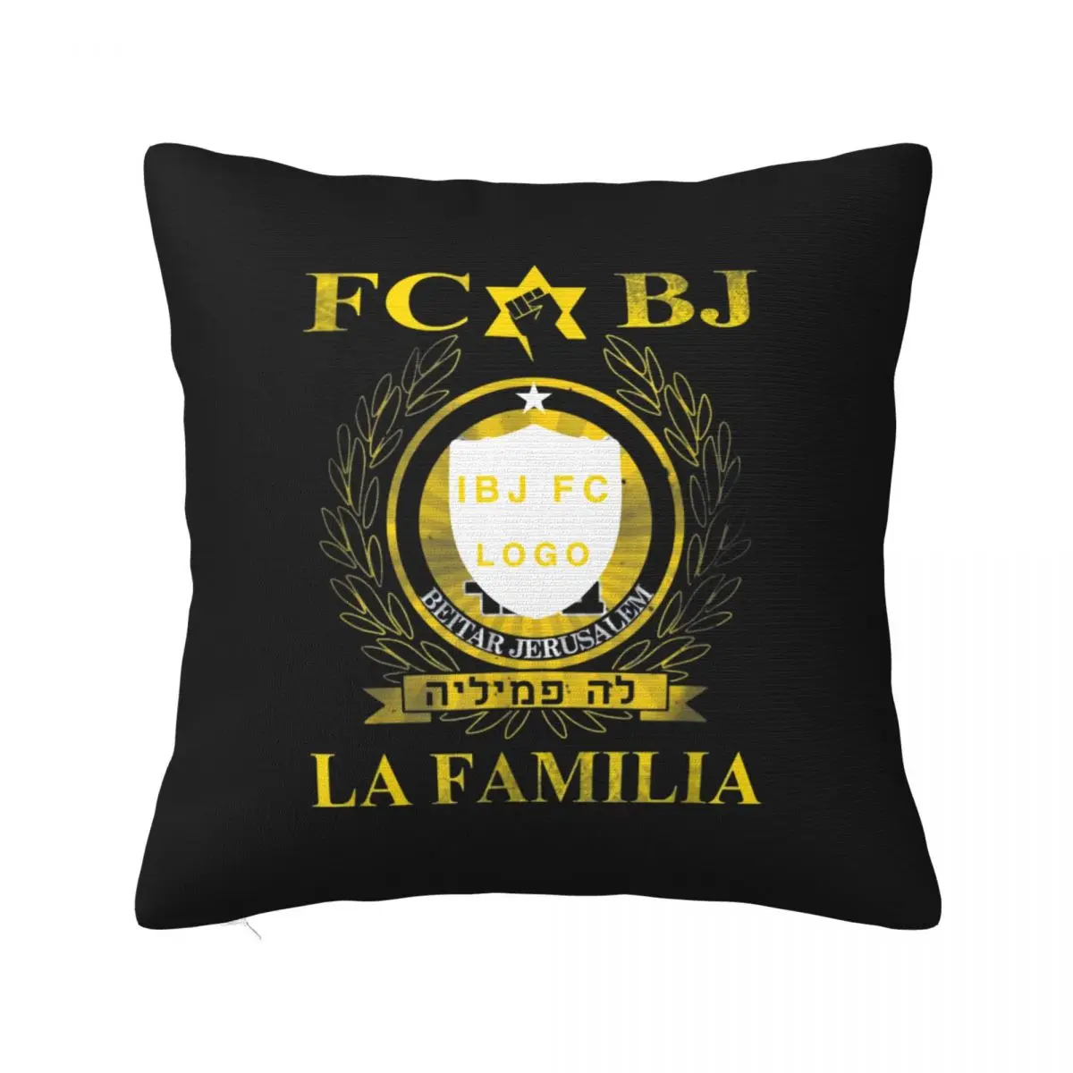 

Israel Beitar Jerusalem Fc Pillowcase Decorative Sofa Cushion Double-sided Printing Short Plush Pillowcase Home