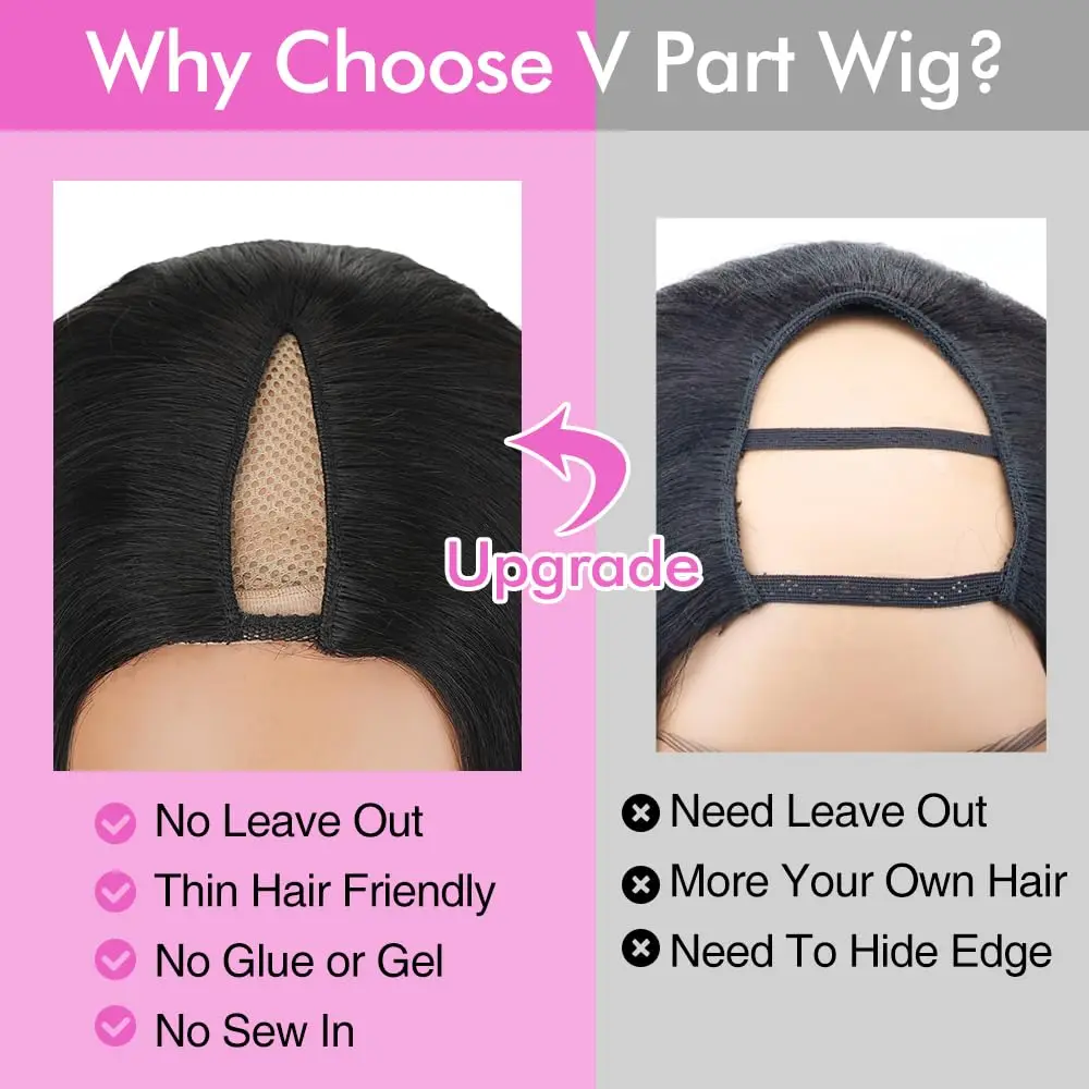 مستقيم الخامس جزء خصلات الشعر المستعار الإنسان أسود طبيعي 30 بوصة الخامس جزء شعر مستعار شعر الإنسان غلويليس ارتداء والذهاب للنساء السود كثافة 200% #3