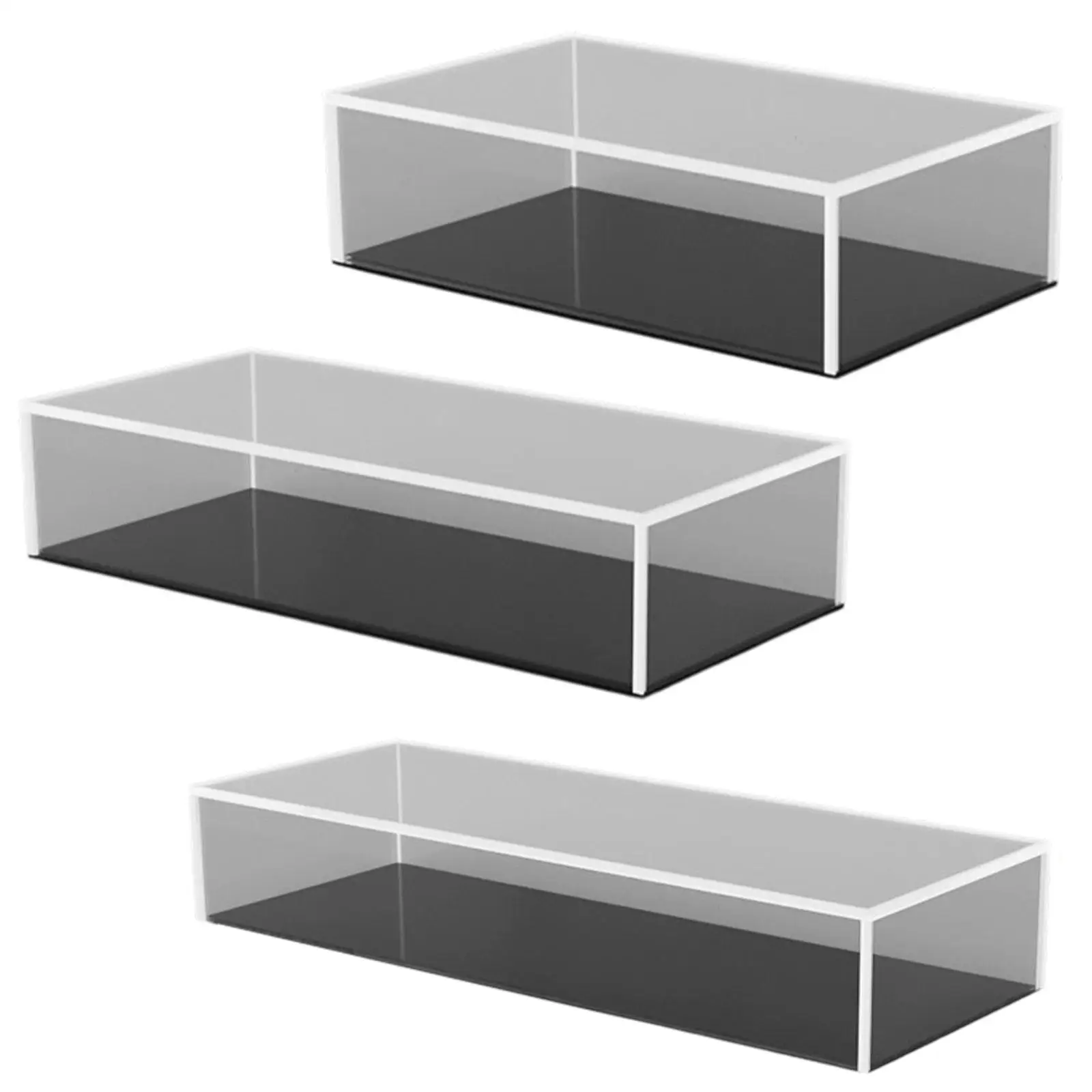 

1/64 Parking Lot Scene Display Case Dustproof Acrylic Organizer Show Case