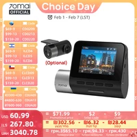 70mai Dash Cam Pro Plus A500S 1944P ADAS GPS cámara 70mai cámara frontal A500S 140FOV coche DVR 24H soporte de estacionamiento cámara Interior trasera