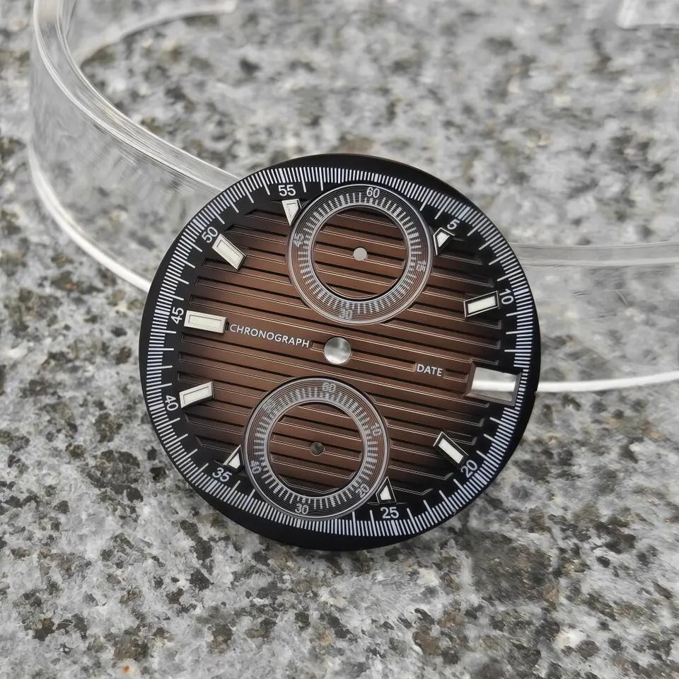 29.9mm No Logo Nautilus Watch Dial Suitable For PP Seiko Flyback