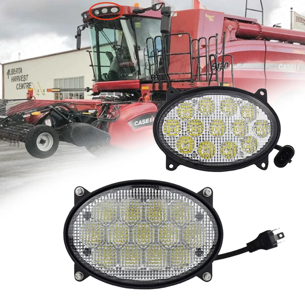 

6.3 "Polegada oval 65w projetor led para trator john deere 9120,9220,9320,9420,9520,9620,9230,9330,9430,9530,9630 x1pc