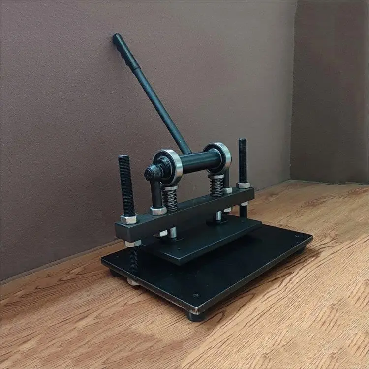 Mini Small Paper Fabric Leather Cutter Machine Industrial Apparel Textile Production Big Size Hand Tool Manual Die Press Paper