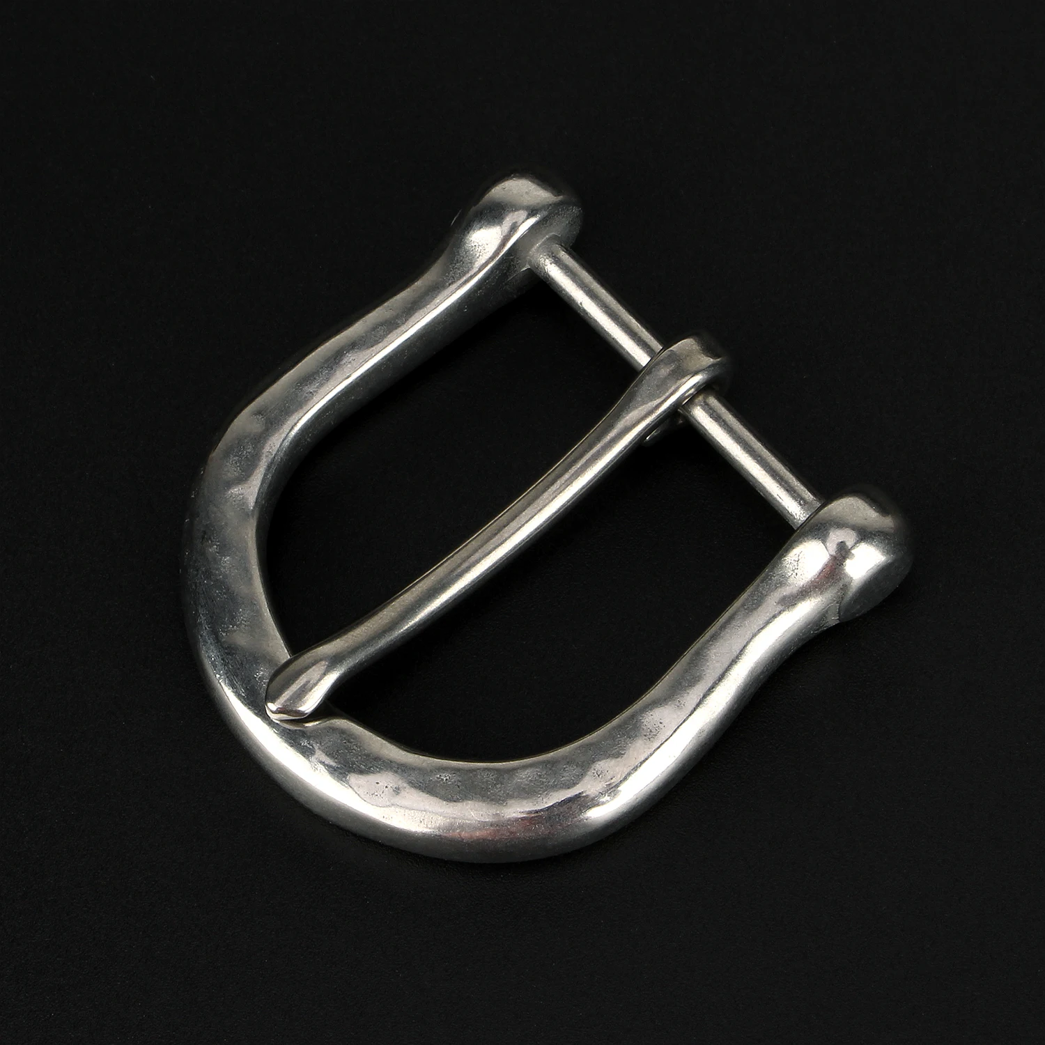 Heavy Duty 1.5"(39mm) Stainless Steel Belt Buckle Single Prong Horseshoe Shape Vintage Style DIY Craft Belt Parts Accessories