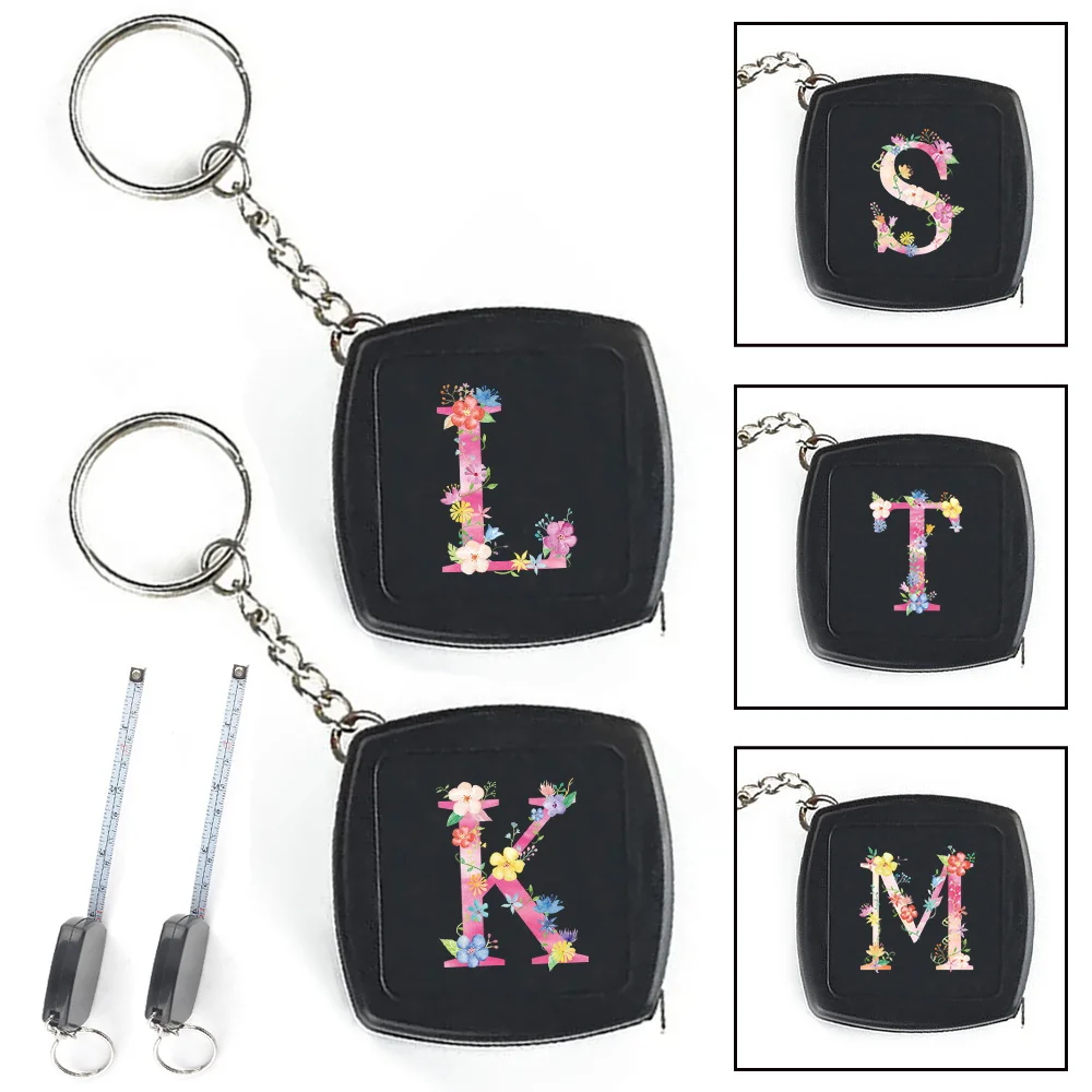 

Dual Scale Sewing Measuring Tape 2m Thick Shell Shrinkage Tape Measure Precision Measuring Office Supplies Pink Letter Pattern