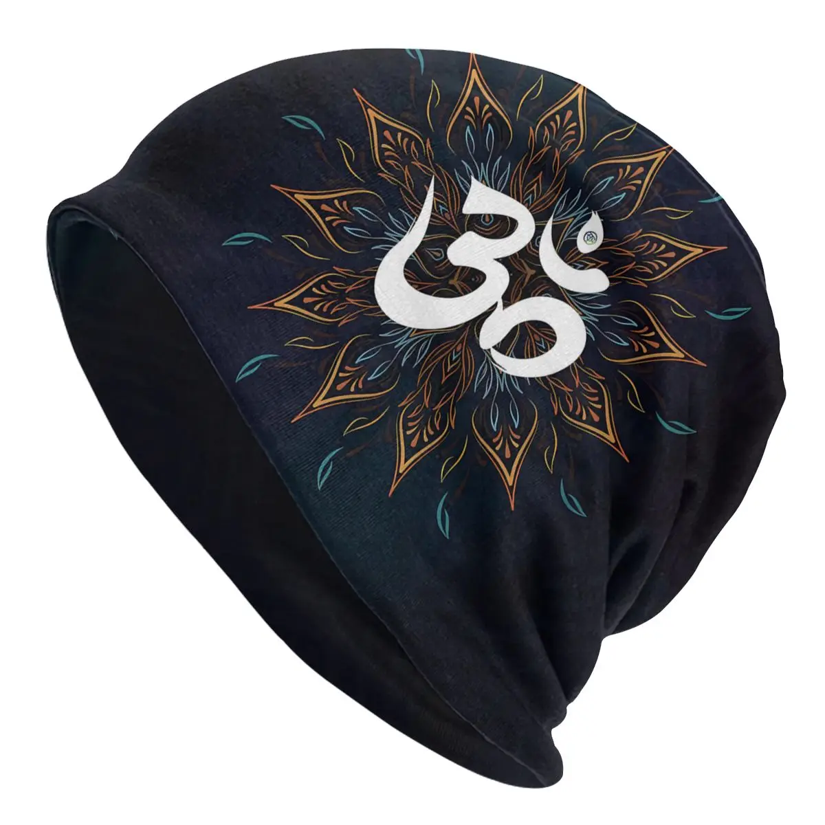 Skullies Beanies Caps for Men and Women, Leaves Om Thin Hat, Hip Hop Ski Cap, Autumn, Spring Bonnet Hats