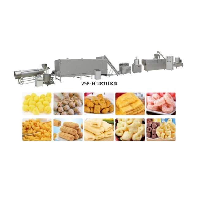 

Automatic Core Filling Puffed Rice Snack Making Line with Multi-Flavor Jam Center