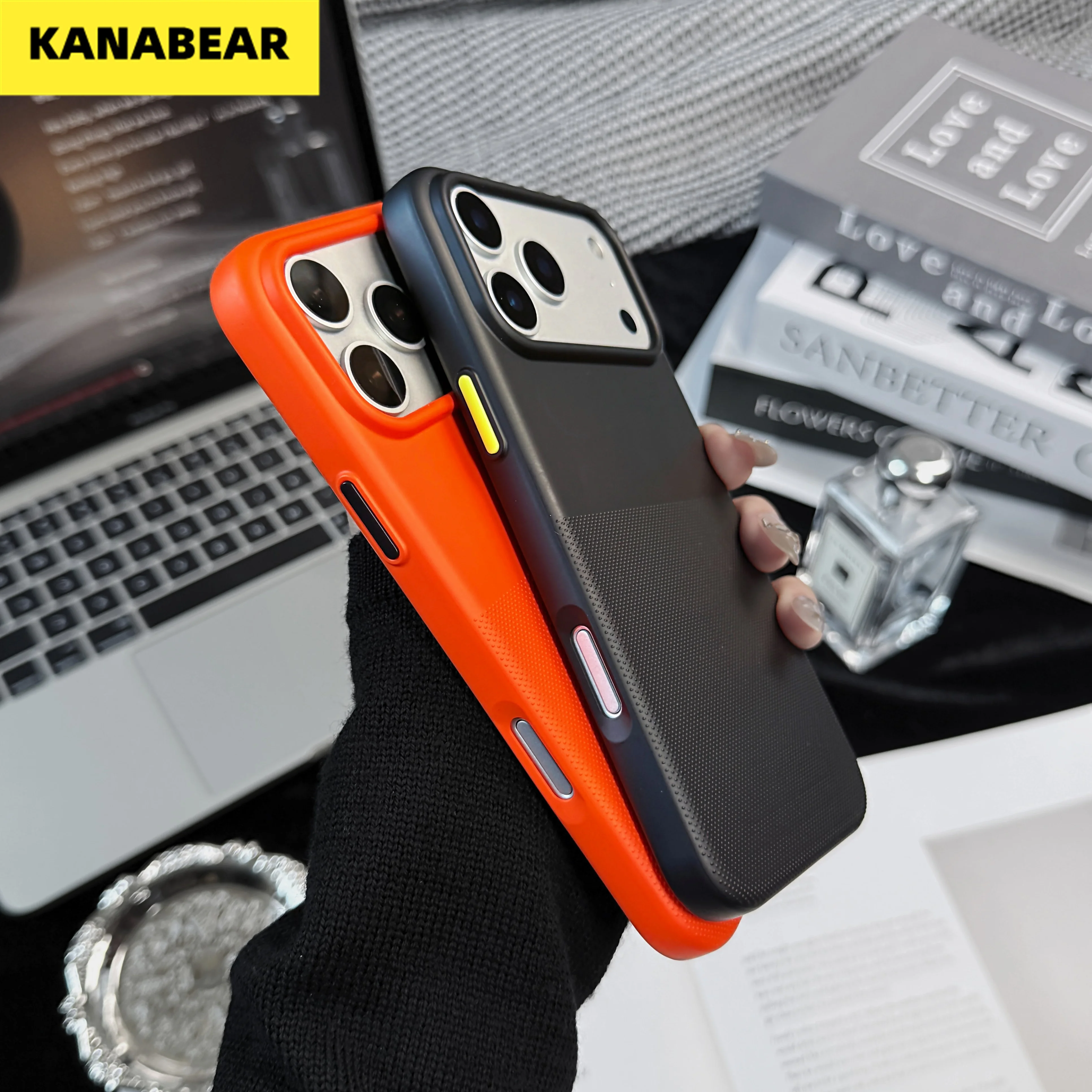 

Luxury Magnetic Dot Texture Case For iPhone 17 Pro/17 Pro Max Anti-Slip Elegant Women Full Protection Cover