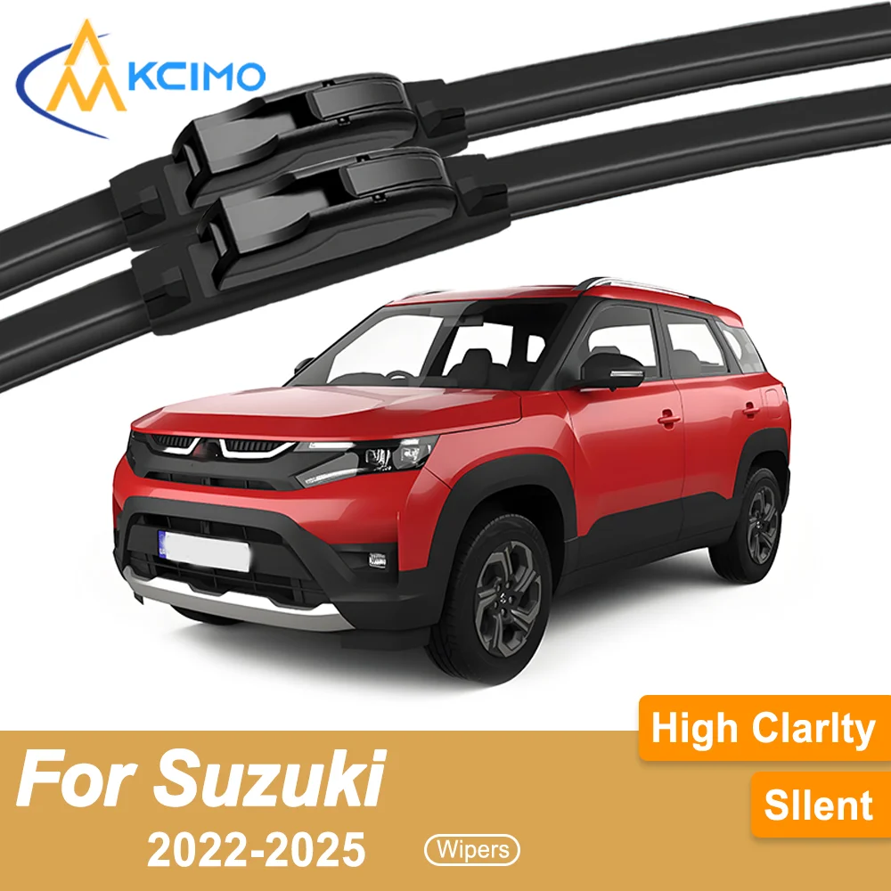 

Premium Rubber Durable Silent Windshield Wiper Blades 2pcs for Suzuki Brezza YH 2022-2025 Front Wiper Blades Set