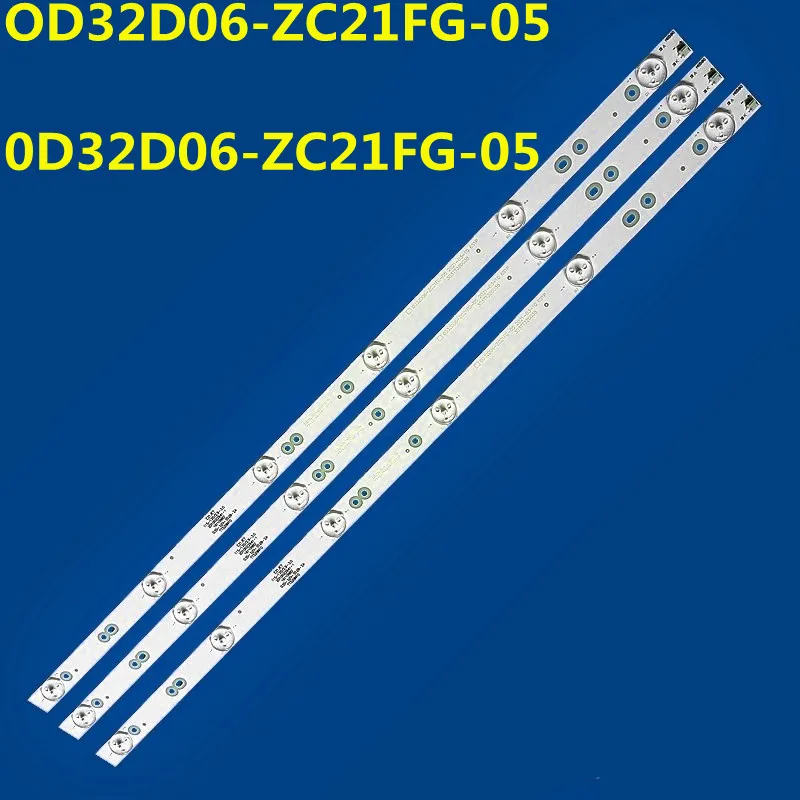3PCS LED Backlight Strip 6 Lamp For OD32D06-ZC21FG-05 0D32D06-ZC21FG-05 6S1P 303TT320038 ATV-32 A320SD5G22 Speler Sp-led32