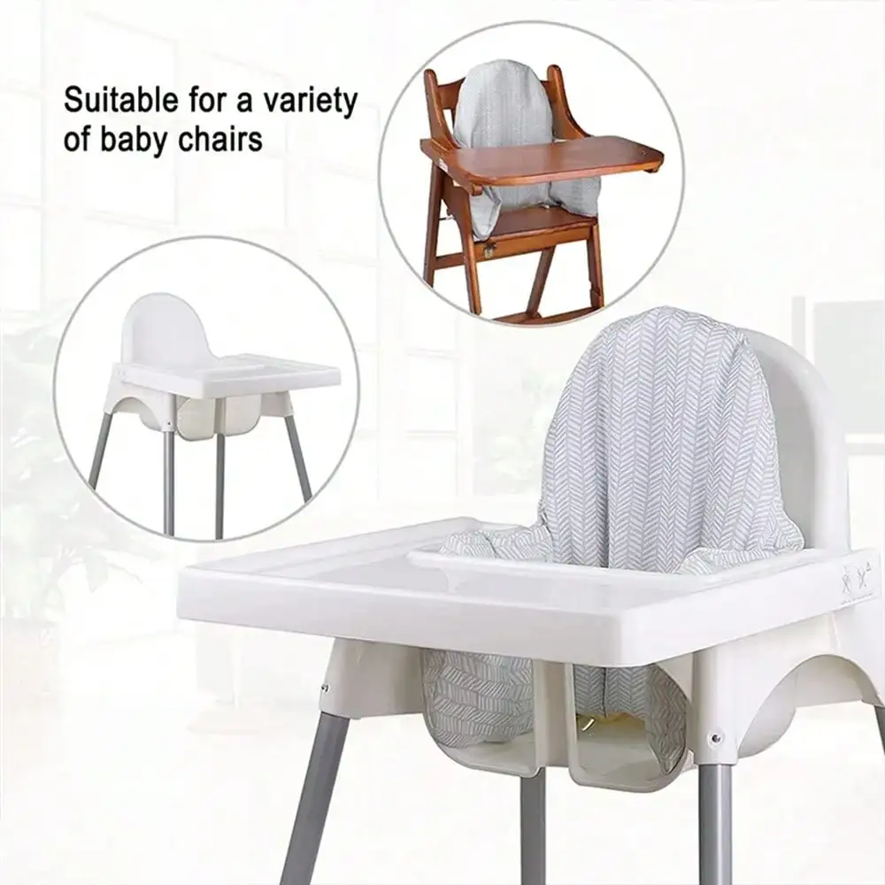 Baby Dining Chair Sofa Chair Double Sided Seat Cover Highchair Inflatable Back Cushion Built-in Inflatable Highchair BackCushion