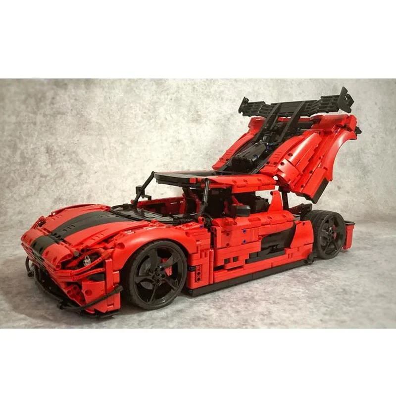 New Supercar RS MOC-167461 Speed Champion Racing Building Blocks Toy Model 4416PCS Car Model Birthday Gift DIY Christmas Gift