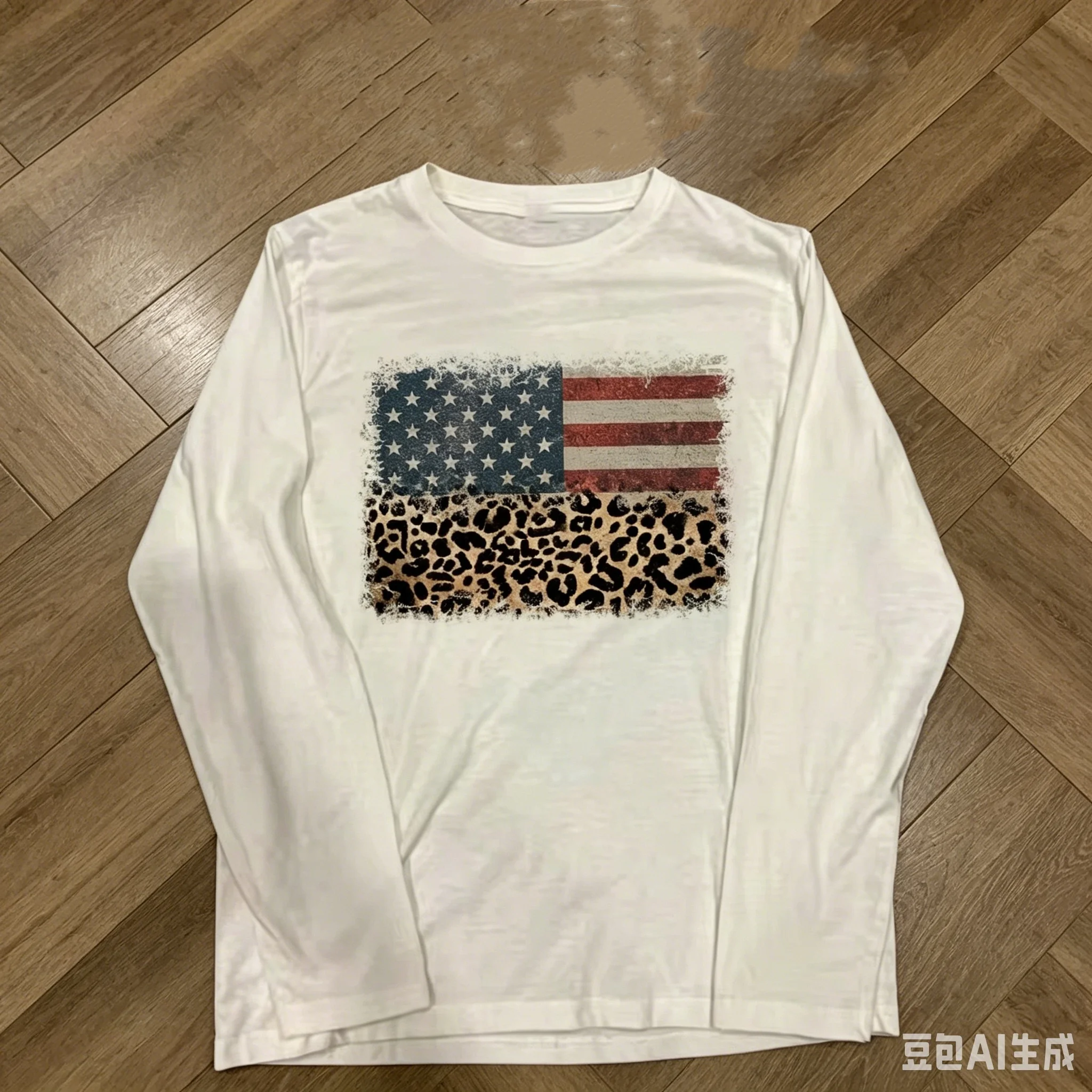 Langärmliges Y2k T-Shirt 2000er Jahre Kleidung Y2k Damen Kinder Tees Goth Gothic Anime Girl Kawaii 90er Vintage Kleidung All-Match Top – Detail 5