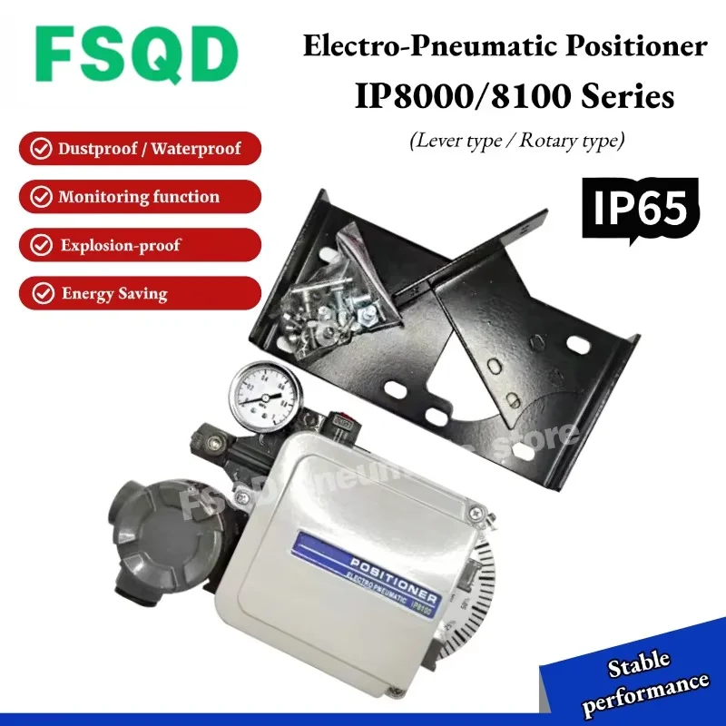 

IP8000 IP8100-030 031 021 001-J X14 X308 IP200-021 FSQD Электропневматический позиционер Серия IP8000/8100 Пневматический инструмент