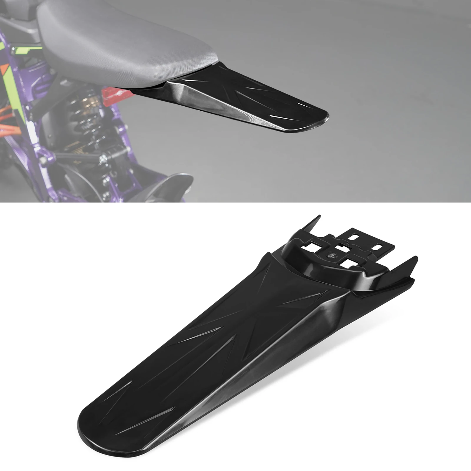 

NICECNC Extended Longer Rear Fender Mudguard Plastic Protector For Surron Light Bee X Sur-Ron Light Bee S Electric Dirt Bike