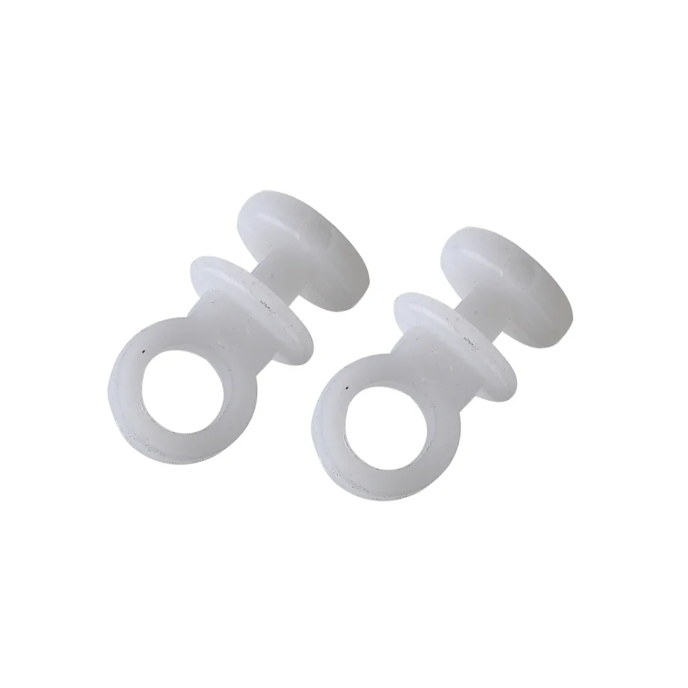 50PCS Plastic Curtain Track Hooks Runner Fit For Camper Van Motorhome Caravan Boat White Interior Car Accessories