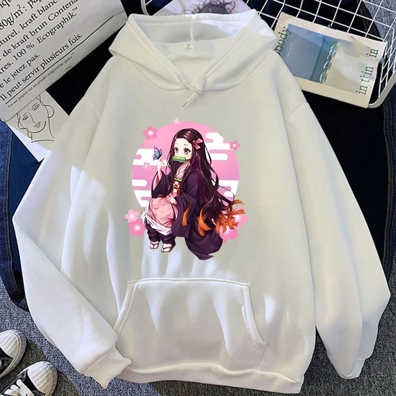 New Anime Kamado Nezuko Hoodies Women Men Funny Harajuku Sweatshirts Unisex Tops