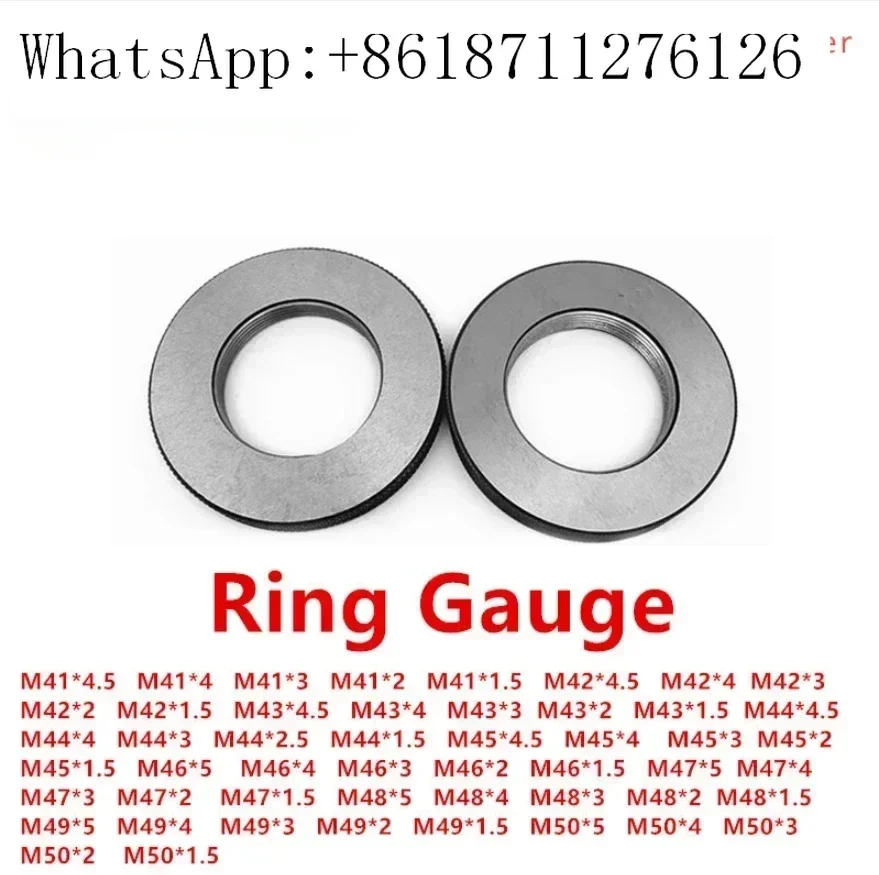 

M45 M46 M47 M48 M49 M50 6G Кольцо с метрической резьбой Поддержка Go и No-Go Индивидуальная поддержка