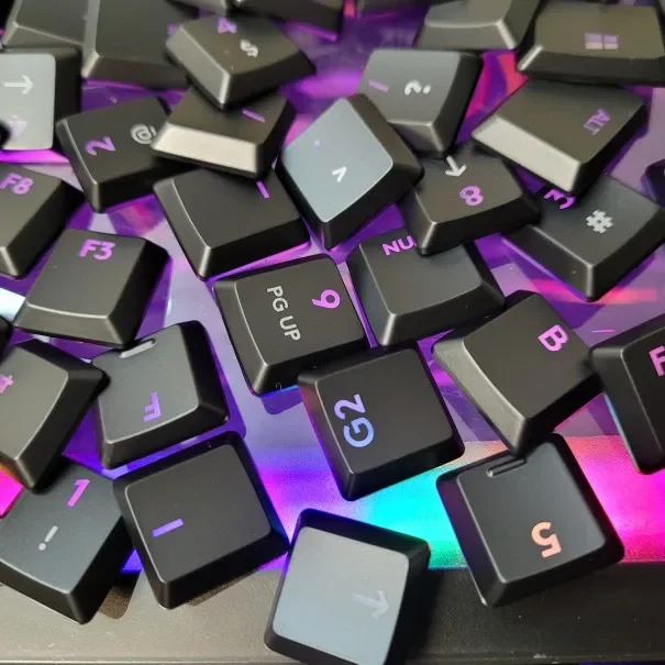 Pengganti tunggal keycap atau set lengkap 109 tombol cocok untuk Logitech g913/g915/g813 / g815 generasi kedua poros rendah OEM