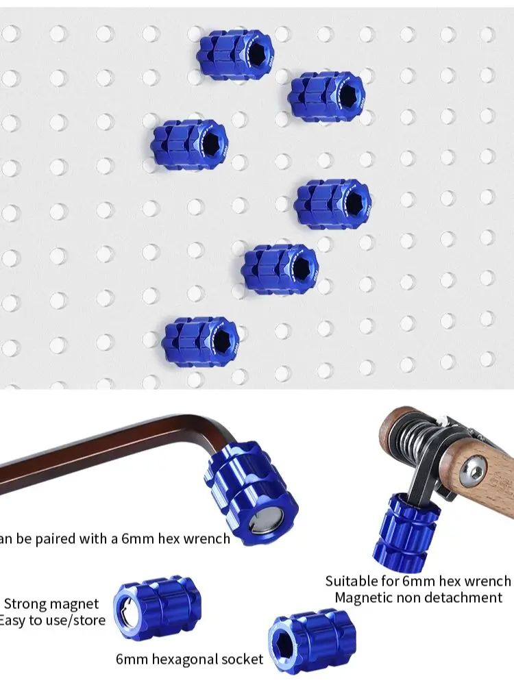 AliExpress NONE Magnetic Bicycle Crank Installation Tool for Removing and Installing Ultralight Crank Arm Adjustment Caps Bicycle Repair Tools