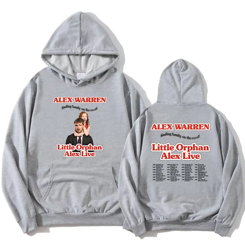 Little Orphan Alex Live 2026 Hoodies vinden van familie op de weg ALEX WARREN Sweatshirts Lange mouwen Losse truien met capuchon Meisje
