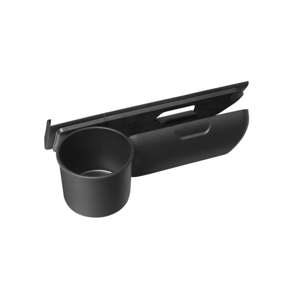 

Suitable For Tesla Model Y Cup Holders, Glasses Cases, And Storage Organizers. Black ABS Car Accessories