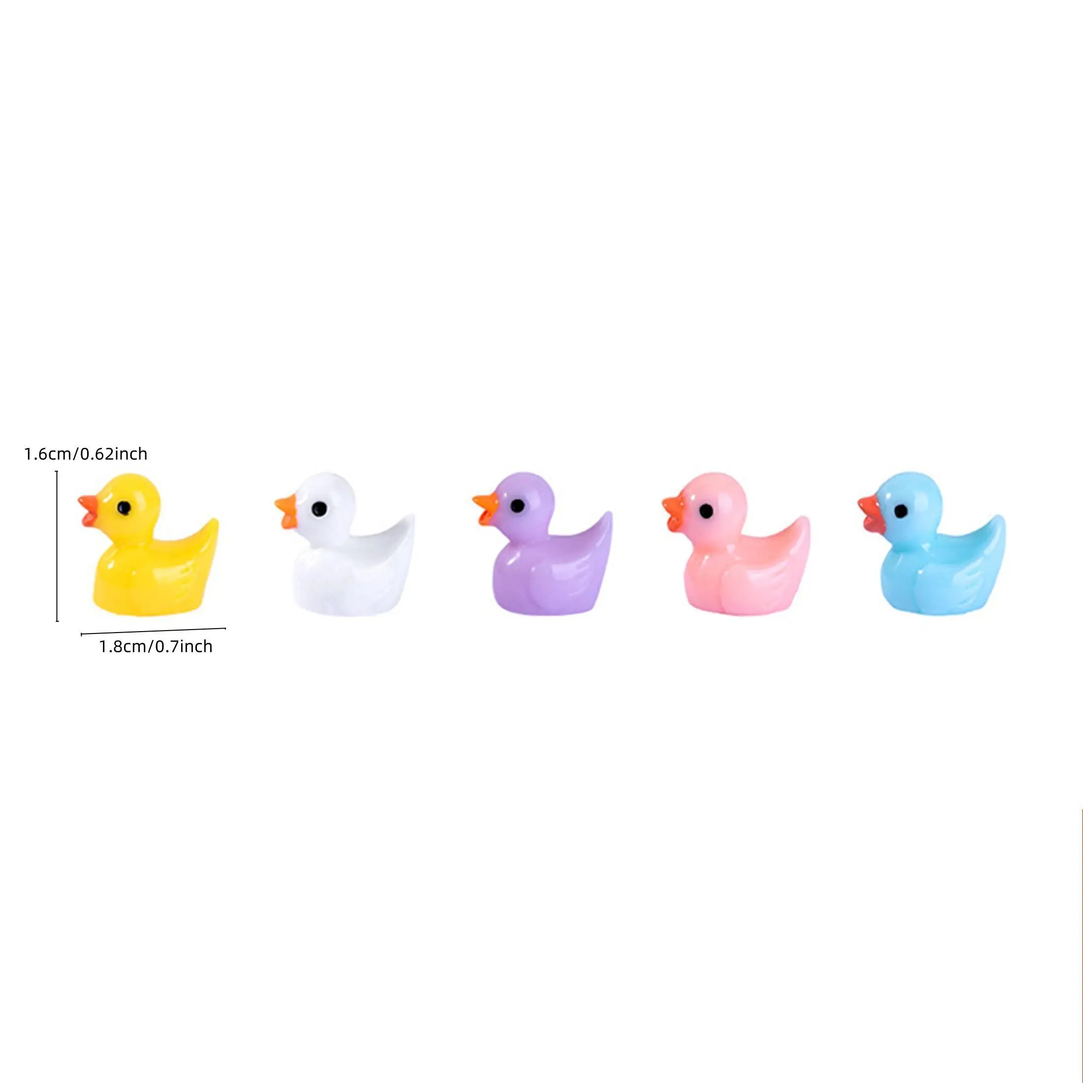 30pcs car center console duck ornaments, car rearview mirror decorations, on electric vehicles