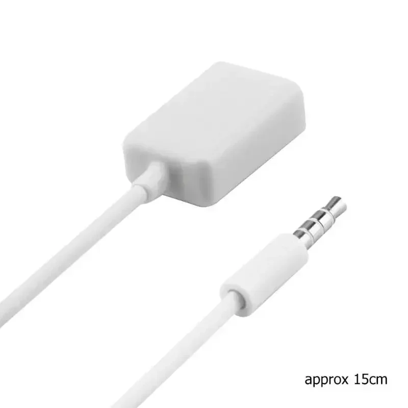 3.5MM To USB Adapter Car Audio Aux Cables Jack Male Converter Charge Charging OTG Car Audio U Disk Connection For GPS CD DVD MP3