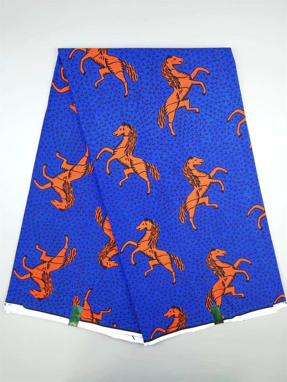 قماش Hollandais الهولندي المطبوع للفستان الكلاسيكي الأفريقي شمع حقيقي مضمون 100% قطن 6 ياردات #2